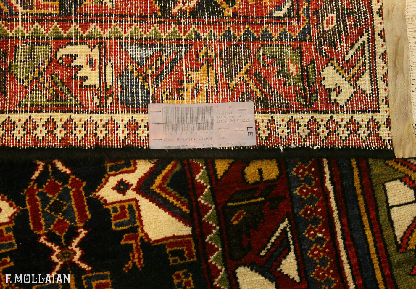 Tapis Persan Antique Bakhtiari n°:17884719